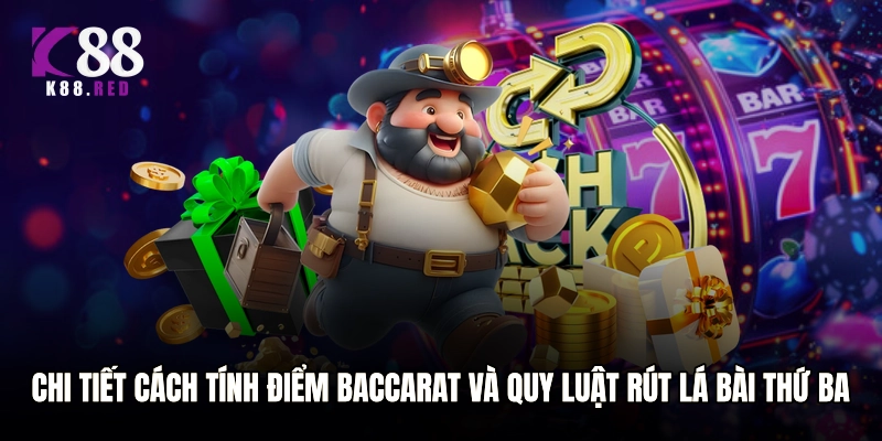 Chi tiết cách tính điểm baccarat và quy luật rút lá bài thứ ba
