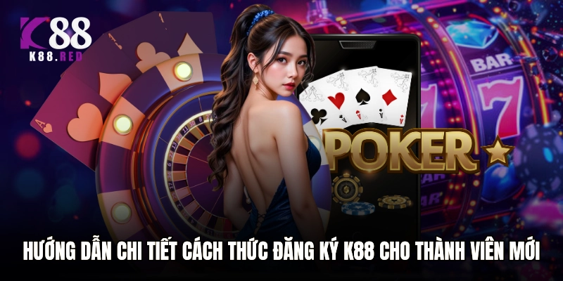 Hướng dẫn chi tiết cách thức đăng ký K88 cho thành viên mới