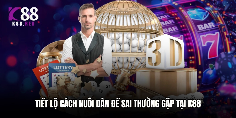 Tiết lộ cách nuôi dàn đề sai thường gặp tại K88